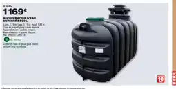 Brico Dépôt Récupérateur d'eau enterré offre