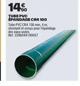 Brico Dépôt Tube pvc épandage cr4 100 offre