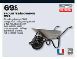 Brico Dépôt Brouette rénovation offre