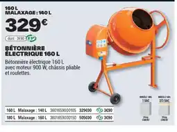 Brico Dépôt Bétonnière électrique offre