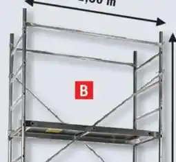 Brico Dépôt Réhausse alu pliant échafaudage 4m50 offre