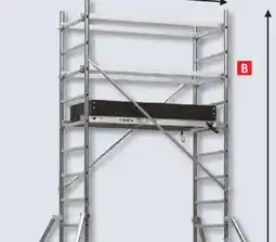 Brico Dépôt Bréhausse alu pliant échafaudage 7 m offre