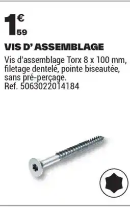 Brico Dépôt Vis d'assemblage offre