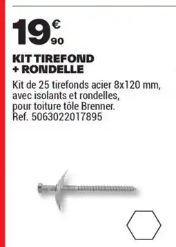Brico Dépôt Kit tirefond + rondelle offre