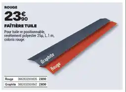 Brico Dépôt Faîtière tuile offre