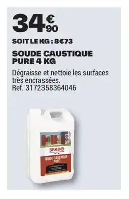 Brico Dépôt Soude caustique pure offre