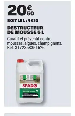 Brico Dépôt Destructeur de mousse offre