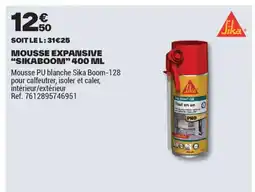 Brico Dépôt SIKABOOM Mousse expansive offre