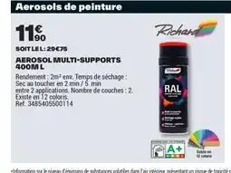 Brico Dépôt Aerosol multi-supports offre