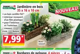 Norma POWER GARDEN Jardinière en bois offre