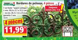 Norma POWER GARDEN Bordures de pelouse, 4 pièces offre
