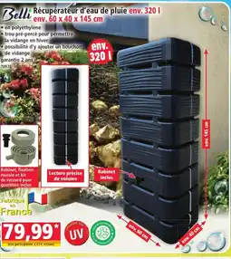 Norma BELLI Récupérateur d'eau de pluie offre