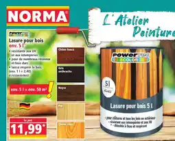 Norma Lasure pour bois offre