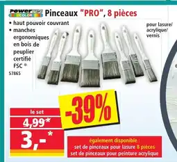 Norma Pinceaux PRO 8 pièces offre