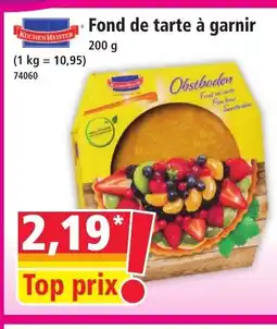 Norma KUCHEN MEISTER Fond de tarte à garnir offre