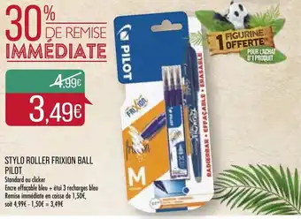Match Stylo Roller Frixion Ball Pilot offre