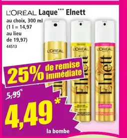 Norma L'ORÉAL Laque Elnett offre