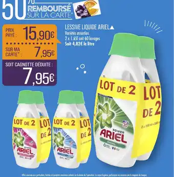 Match Lessive Liquide Ariel offre