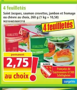 Norma 4 feuilletés offre