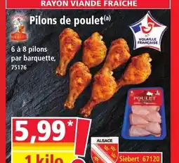 Norma Pilons de poulet offre