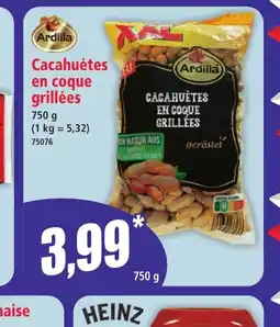 Norma ARDILLA Cacahuètes en coque grillées offre