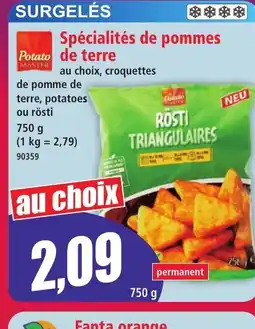 Norma Spécialités de pommes de terre offre