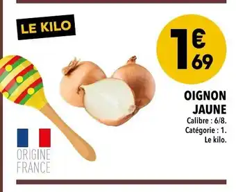 Supeco Oignon Jaune offre