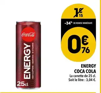 Supeco Energy Coca Cola offre