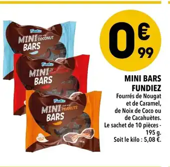 Supeco Mini Bars Fundiez offre