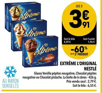 Supeco Extrême L'Original Nestlé offre