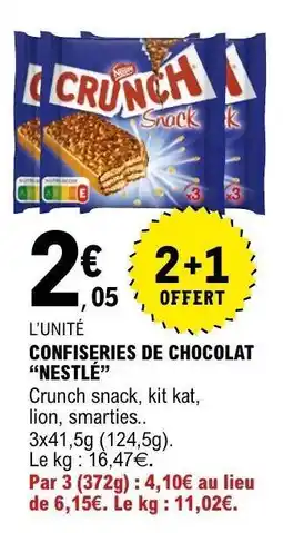 E.Leclerc CONFISERIES DE CHOCOLAT “NESTLÉ” offre