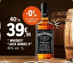 E.Leclerc WHISKEY JACK DANIEL’S offre