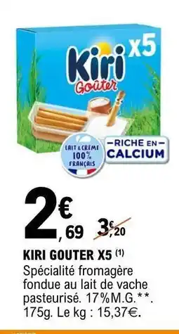 E.Leclerc KIRI GOUTER X5 offre