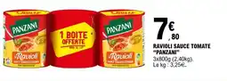 E.Leclerc Ravioli Sauce Tomate Panzani offre