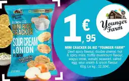 E.Leclerc MINI CRACKER DE RIZ “YOUNGER FARM” offre