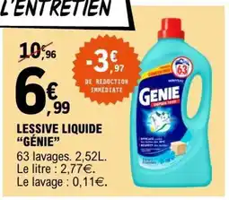 E.Leclerc Lessive liquide GENIE offre
