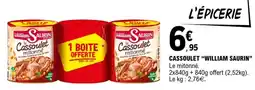 E.Leclerc CASSOULET WILLIAM SAURIN offre
