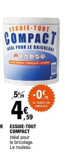 E.Leclerc Essuie Tout Compact offre