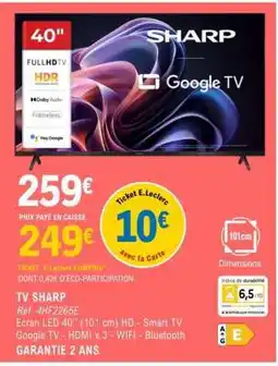 E.Leclerc TV SHARP offre