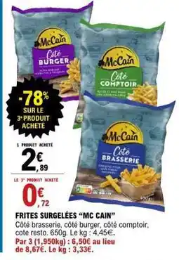 E.Leclerc Frites surgelées MC CAIN offre