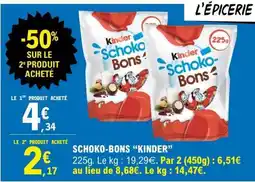 E.Leclerc SCHOKO-BONS “KINDER” offre