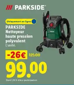 Lidl PARKSIDE Nettoyeur haute pression polyvalent offre
