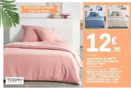 E.Leclerc PARURE HOUSSE DE COUETTE 140X200 CM + 1 TAIE OREILLER 63X63 CM 'TODAY' offre