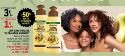 E.Leclerc SOIN SANS RINÇAGE “ULTRA DOUX GARNIER” offre