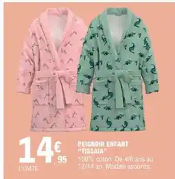 E.Leclerc PEIGNOIR ENFANT TISSAIA offre