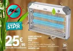 E.Leclerc LAMPE RÉPULSIF MOUSTIQUE “STAR” offre