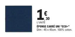 E.Leclerc ÉPONGE CARRÉ UNI “ECO+” offre