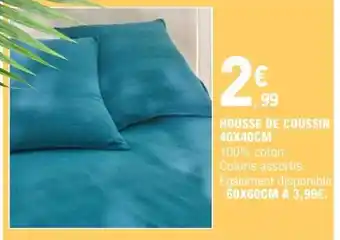 HOUSSE DE COUSSIN 40X40CM