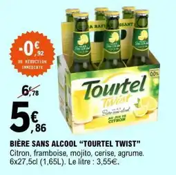 E.Leclerc BIERE SANS ALCOOL TOURTEL TWIST offre