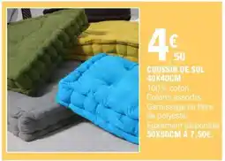 E.Leclerc COUSSIN DE SOL 40X40CM offre